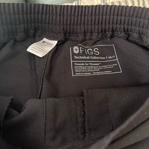 FIGS Yola Skinny Scrub Pants - Black XS/T